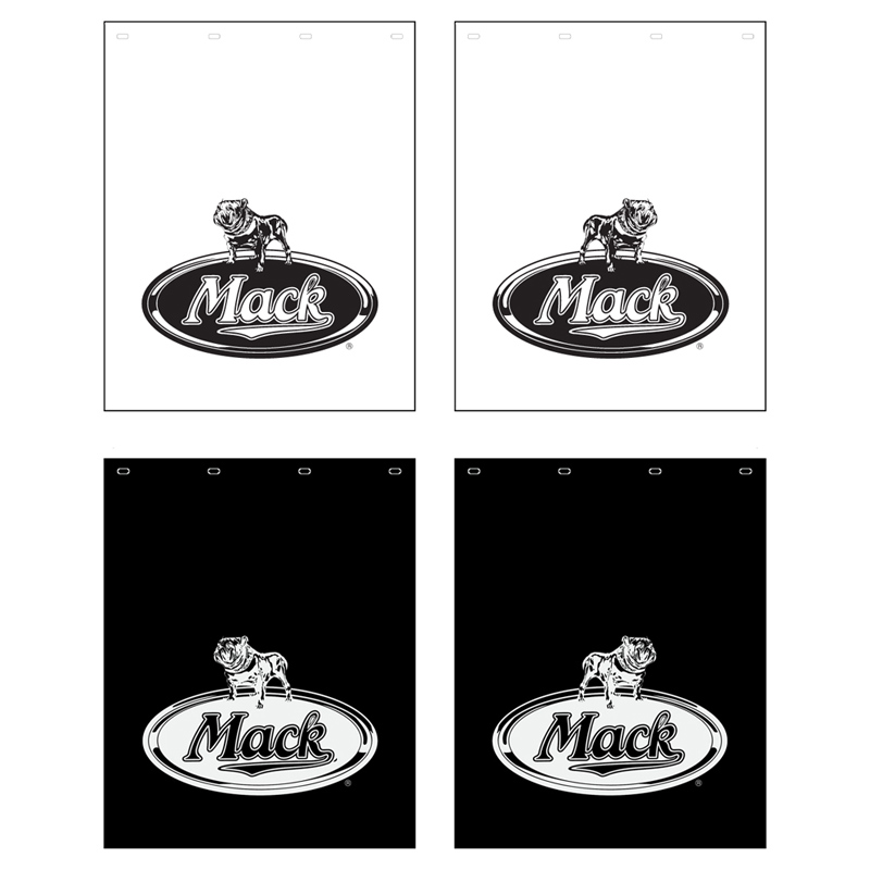 Mack Bulldog Logo Poly Mud Flap 24