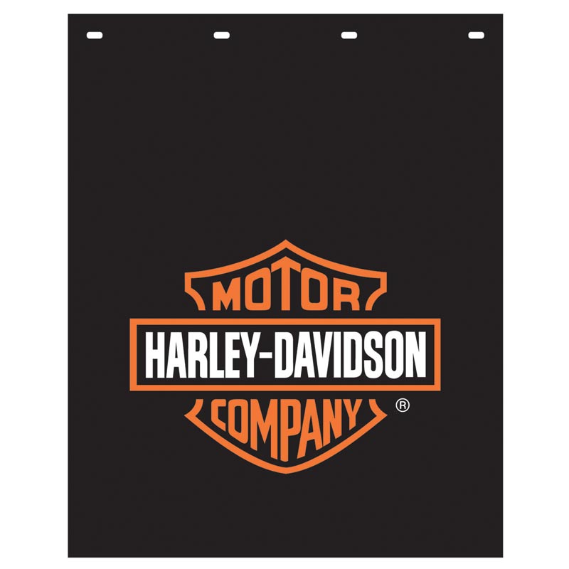 Semi pair Medium And Light Duty DuallyTrucks Harley Davidson 24”X30” Mudflaps