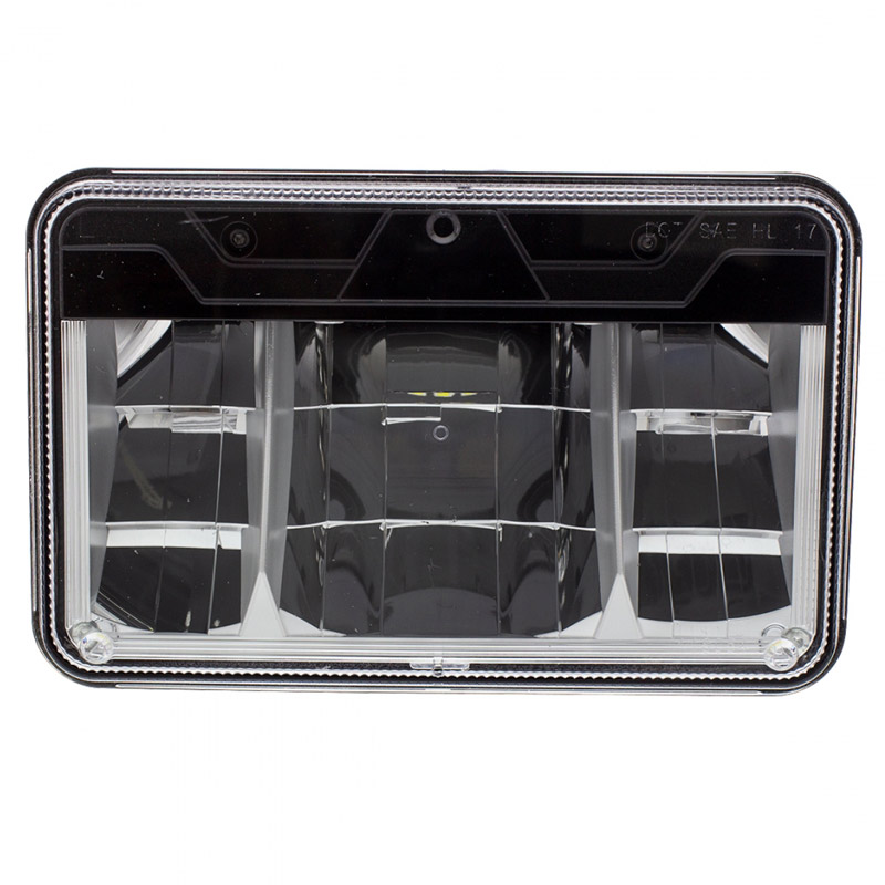 Fog Lights LED Bulb Black Housing Krator 4.25 Mini Headlight w/High and Low Beam 