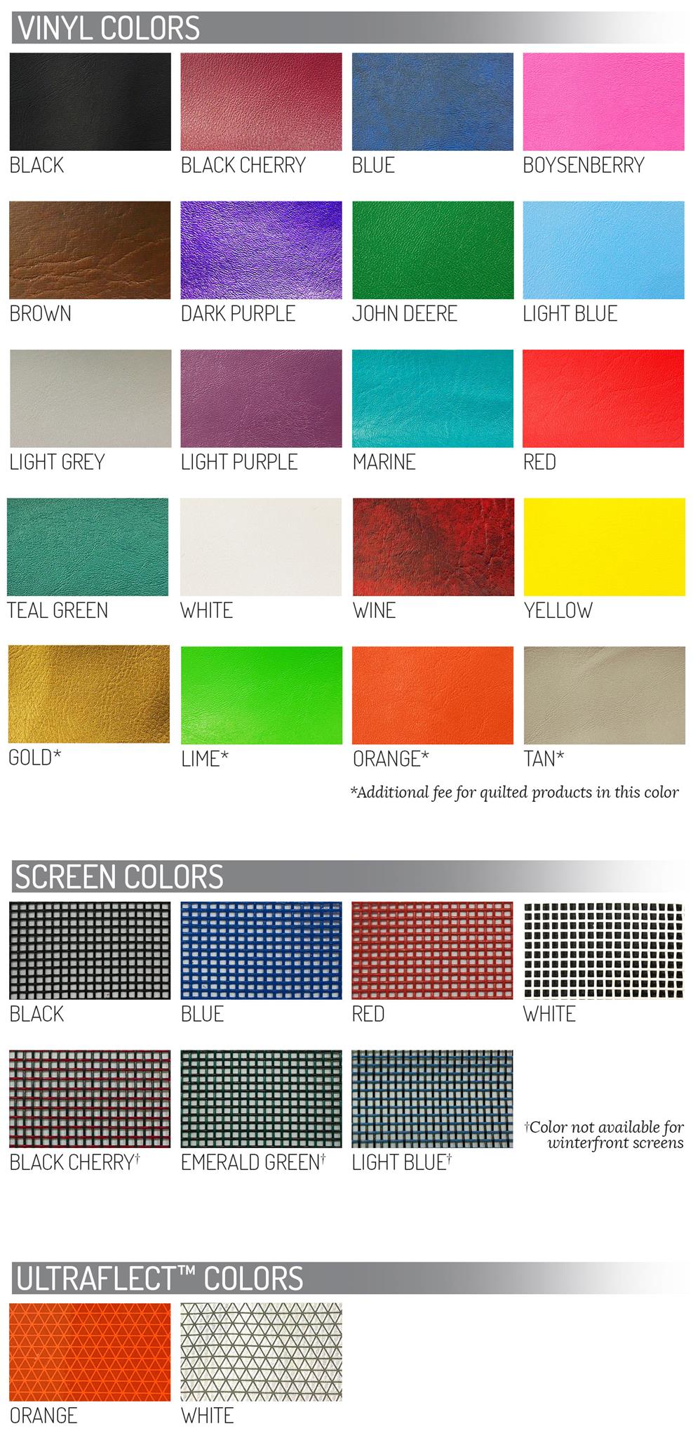 2018 Peterbilt Color Chart