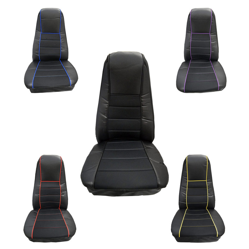 Sport Faux Leather Seat Cover With Front And Back Pockets Raney S Truck Parts - Freightliner Cascadia Premium Factory Seat Cover